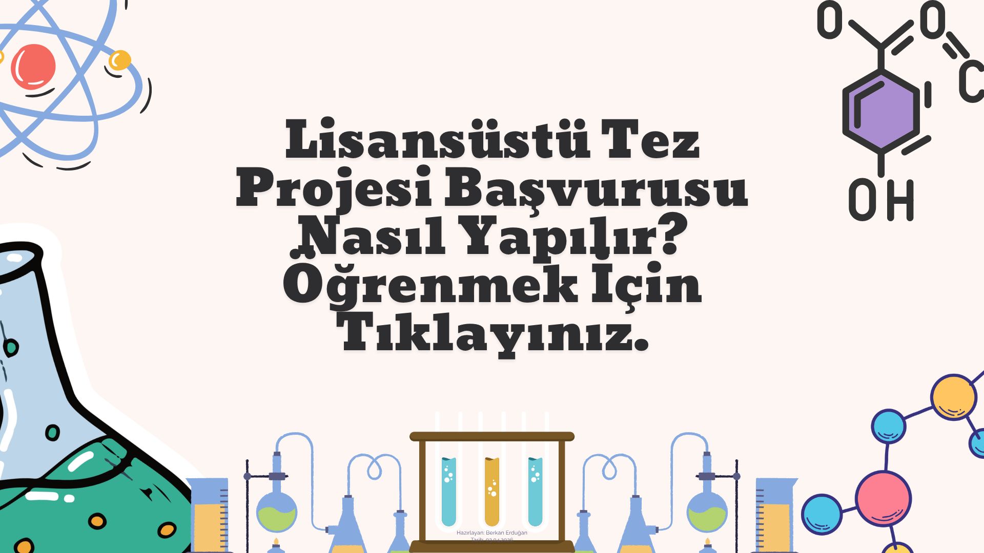 Tez Projesi Başvurusu